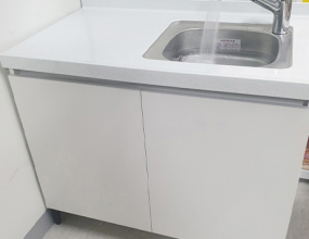 싱크대 설치작업